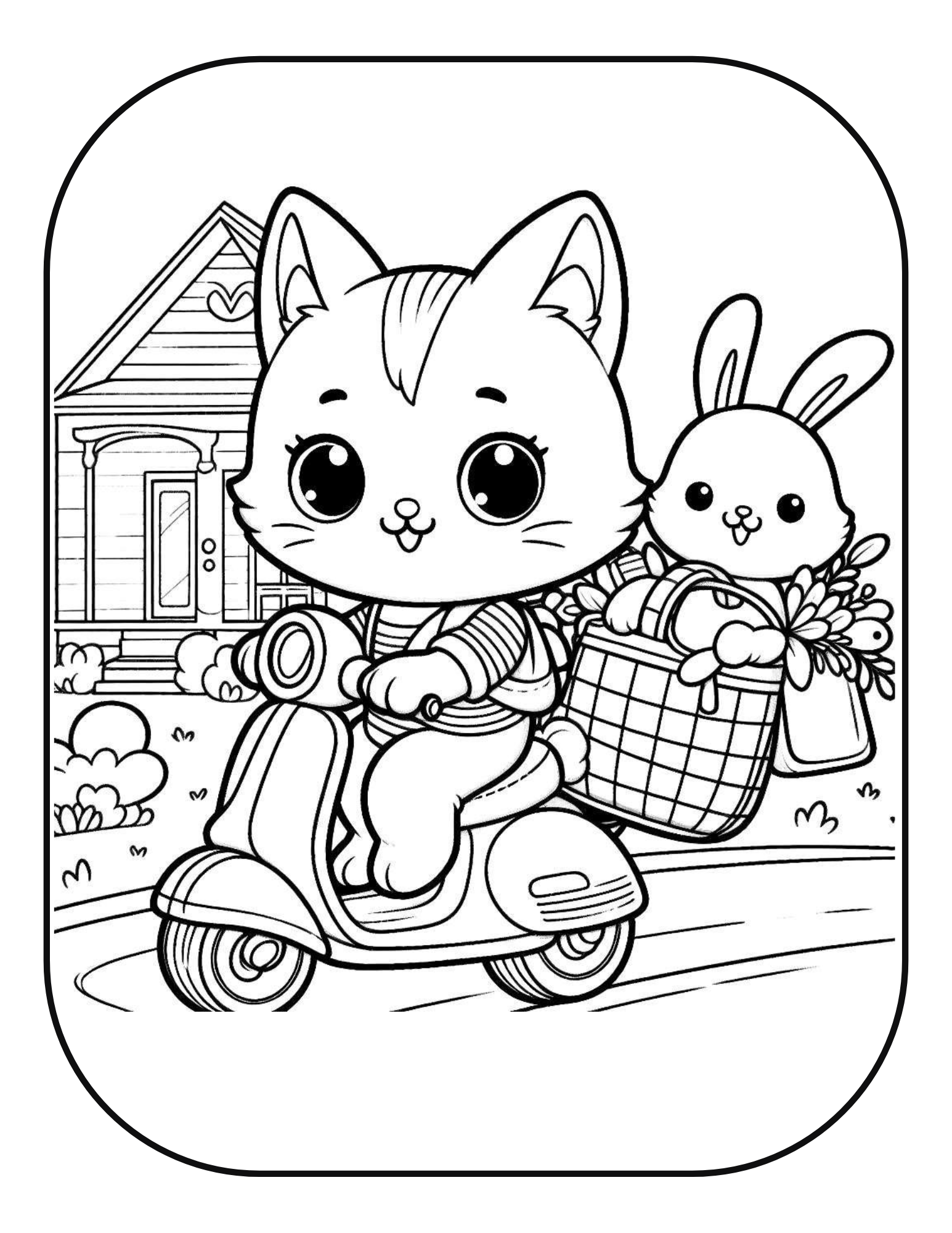 Carte de Colorat Cozy Moments - Fyzzy Hyggy - Familie Fericita Vol 1 :  Pentru Adulti si Copii