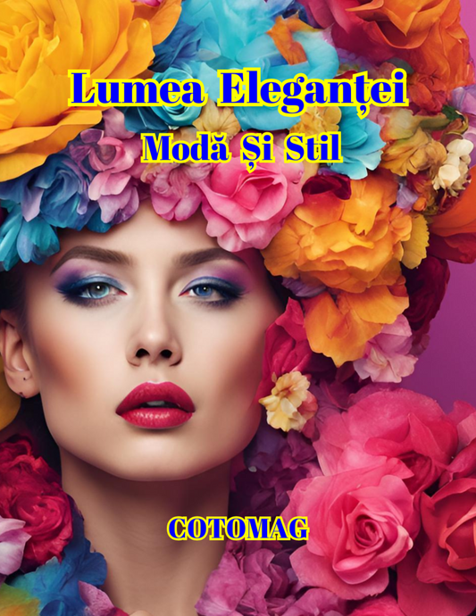 Carte de Colorat Lumea Elegantei - Moda Si Stil Pentru Adulti si Copii / Carte Digitala / Ebook