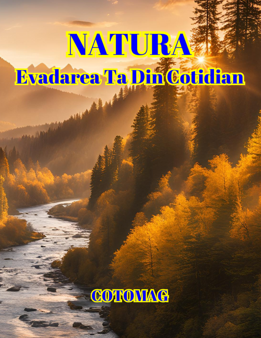 Carte de Colorat Natura - Evadarea Ta Din Cotidian Pentru Adulti si Copii / Carte Digitala / Ebook