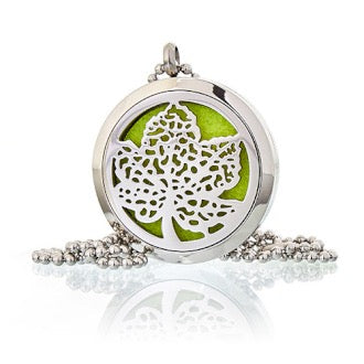 Colier Bijuterii Aromaterapie - Frunza 30 mm