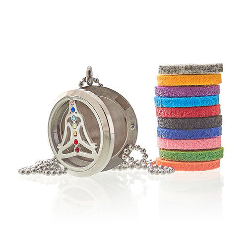 Colier Bijuterii Aromaterapie - Yoga Chakra 30 mm