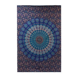 Cuvertua de Pat Dubla din Bumbac - Mandala