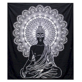 Cuvertura de Pat Dubla din Bumbac - Buddha