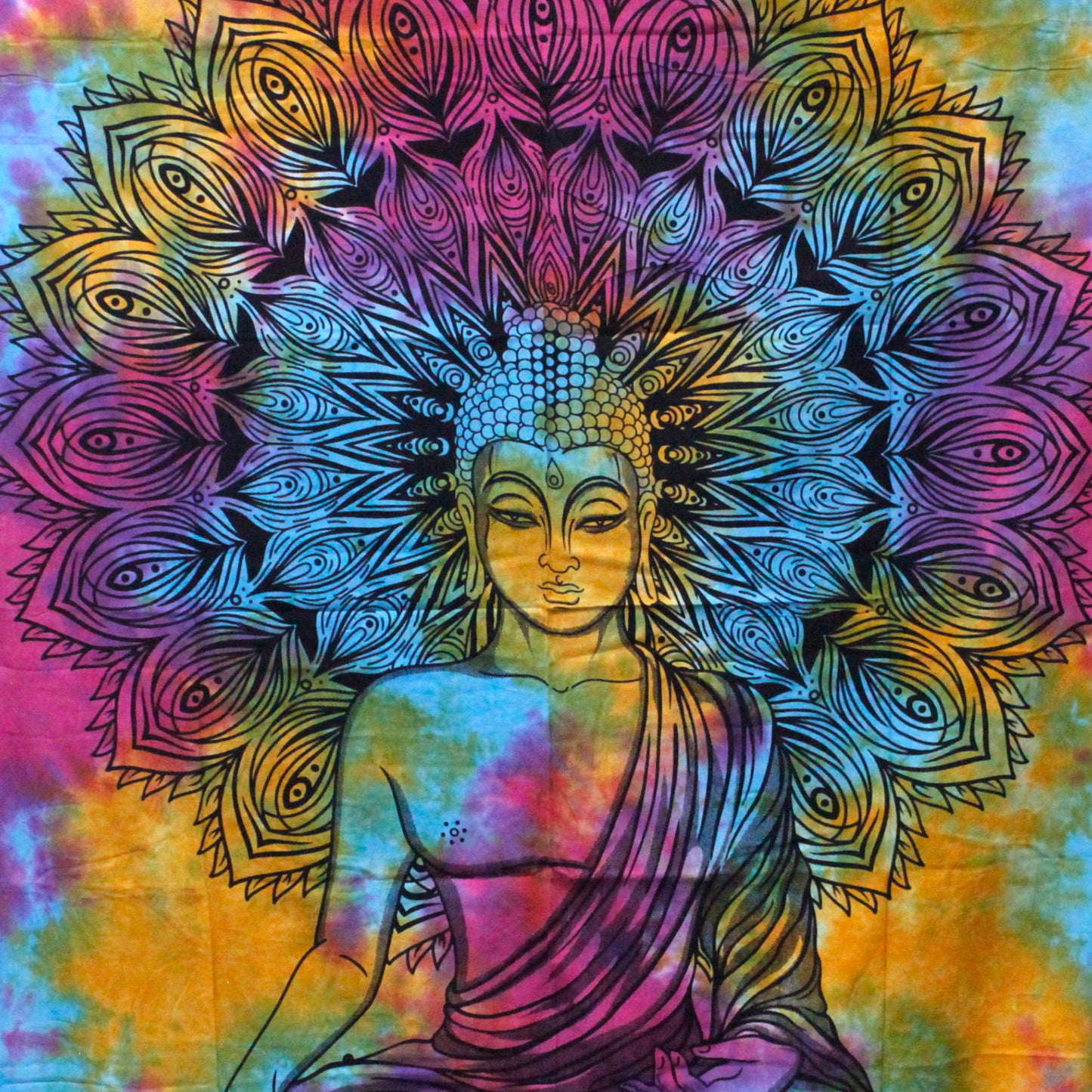 Cuvertura de Pat Dubla din Bumbac - Buddha
