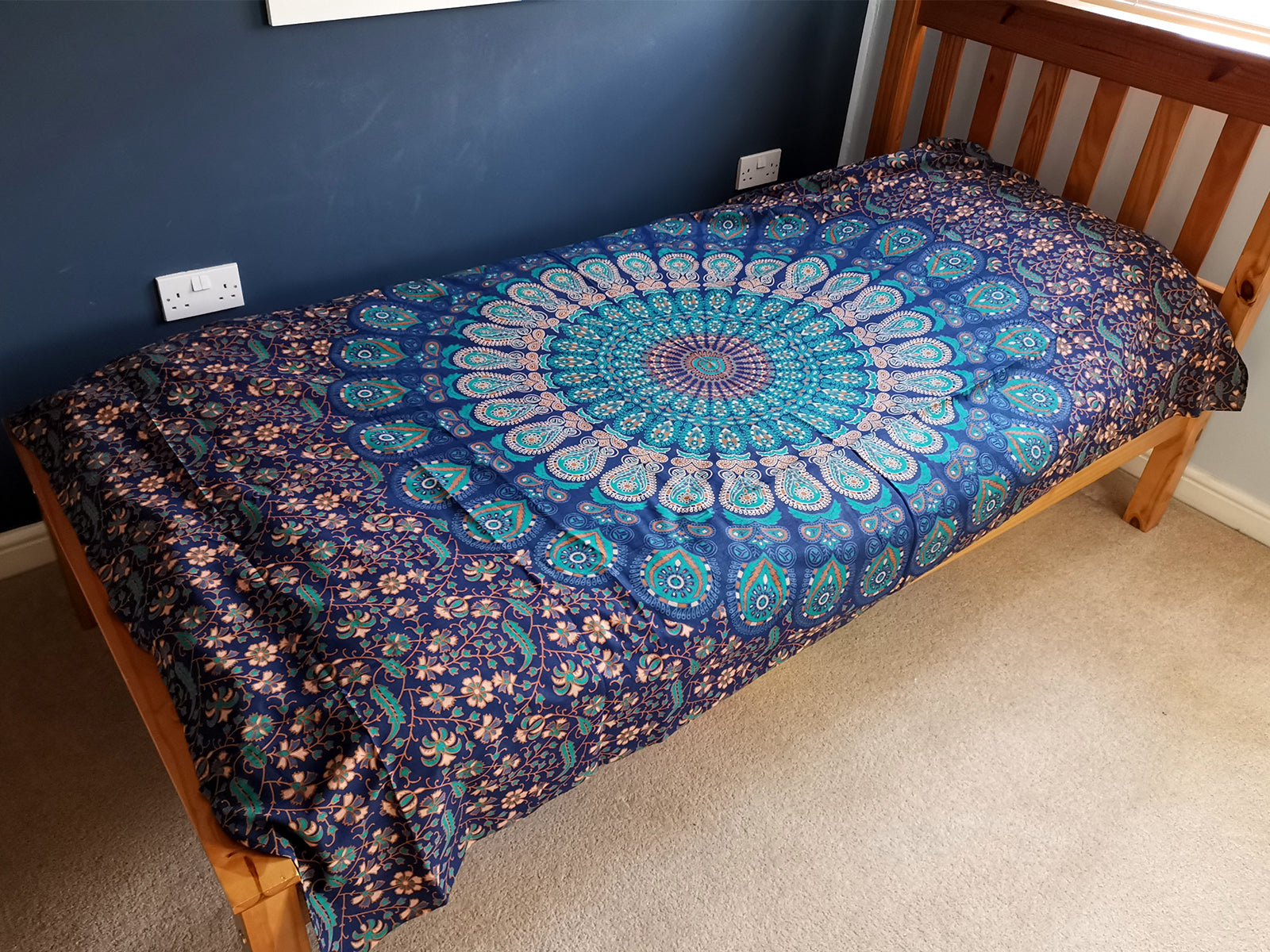 Cuvertura de Pat din Bumbac - Mandala