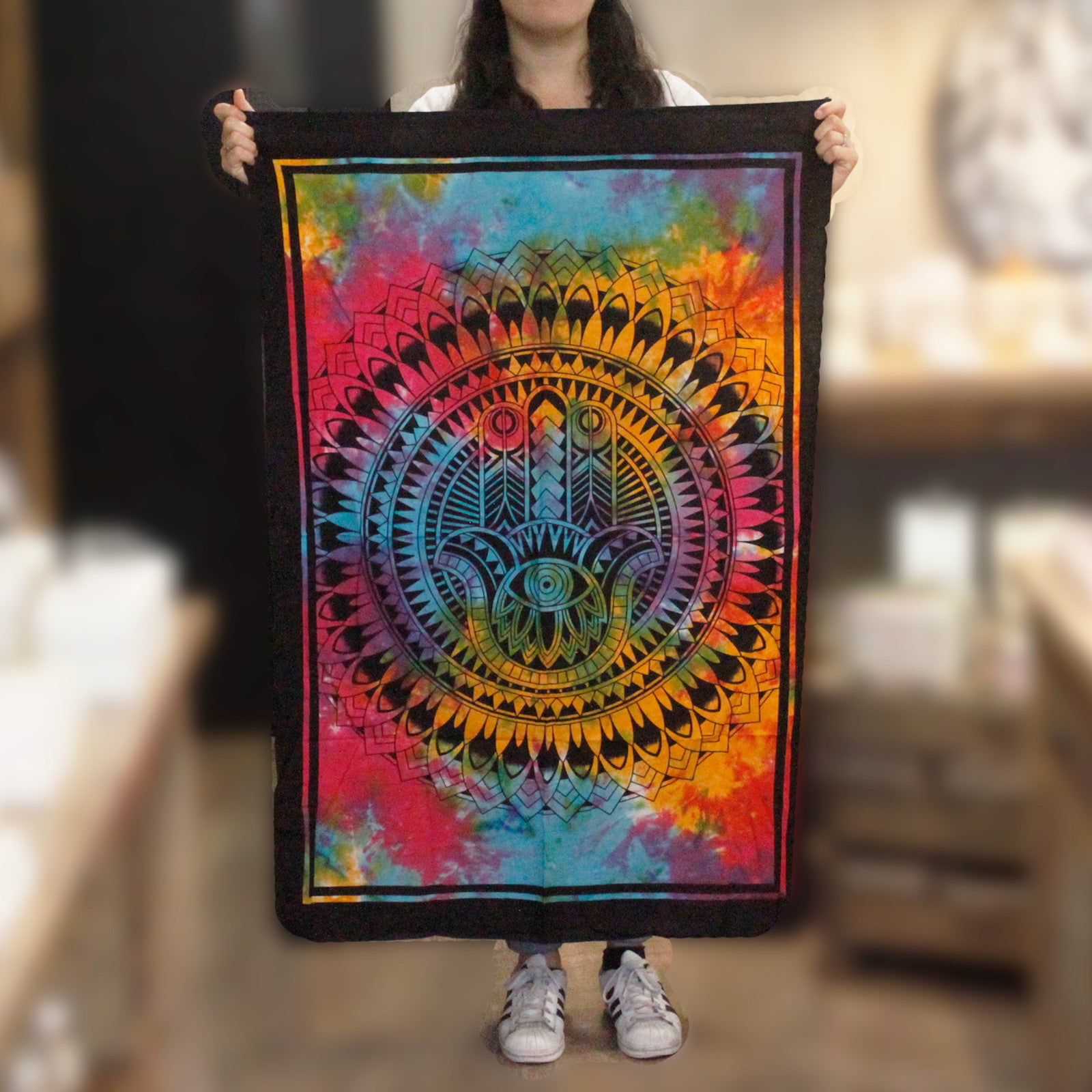 Decoratiune din Bumbac - Mana Hamsa