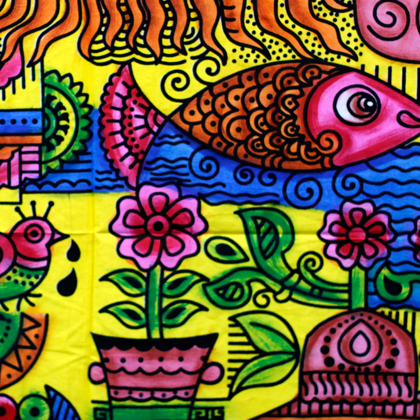 Decoratiune din Bumbac - Soare