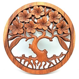 Decoratiune din Lemn - Arborele Vietii Inflorit