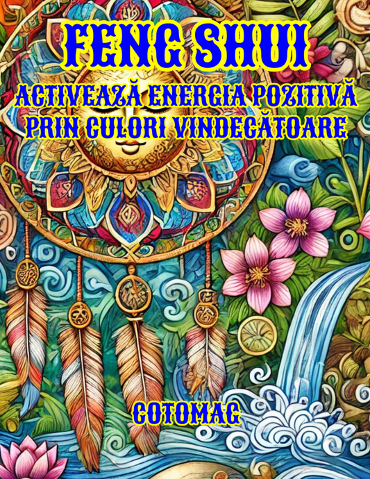 Feng Shui - Activeaza Energia Pozitiva Prin Culori Vindecatoare / O Carte de Colorat Pentru Relaxare Pace si Armonie