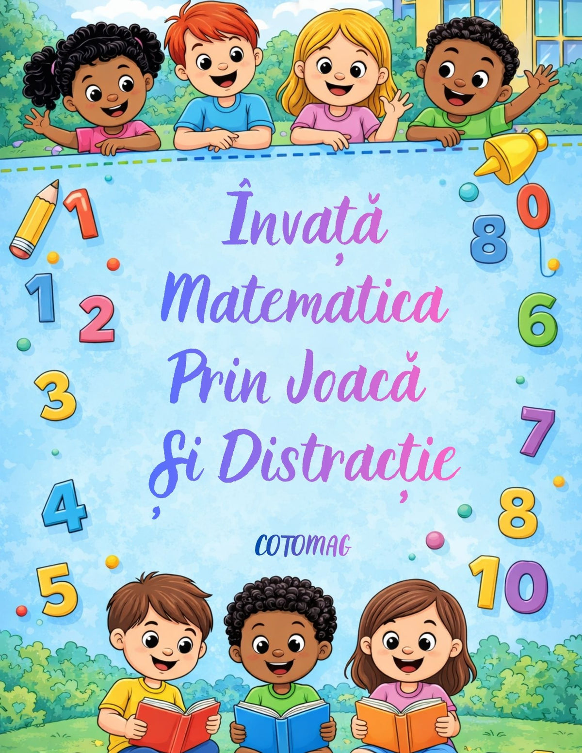 Descarcă 60 de pagini PDF cu activități matematice pentru copii: numărare, calcule de bază, tipare și exerciții de logică imprimabile.