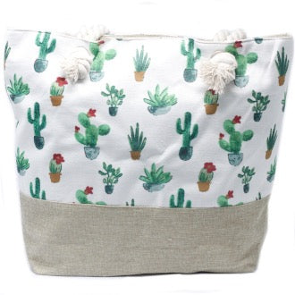 Geanta Colorata cu Cactus