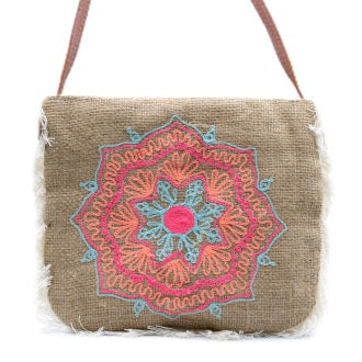 Geanta cu Franjuri - Broderie Mandala