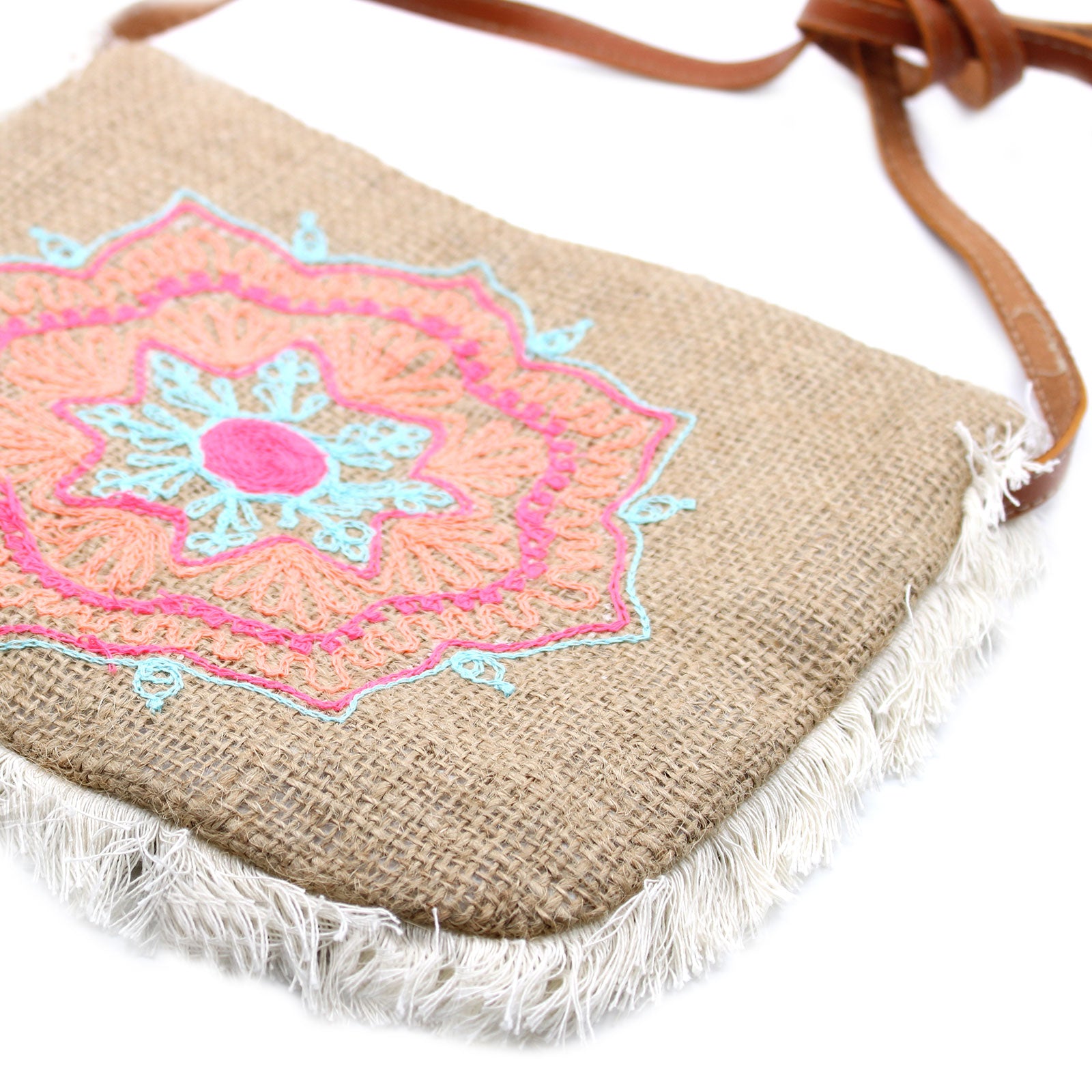 Geanta cu Franjuri - Broderie Mandala