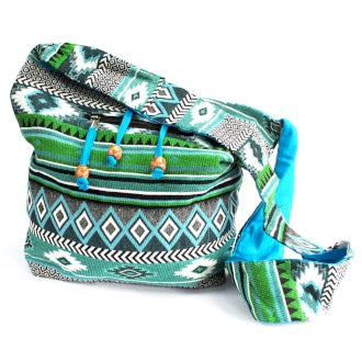 Geanta Jacquard - Geanta Student Teal