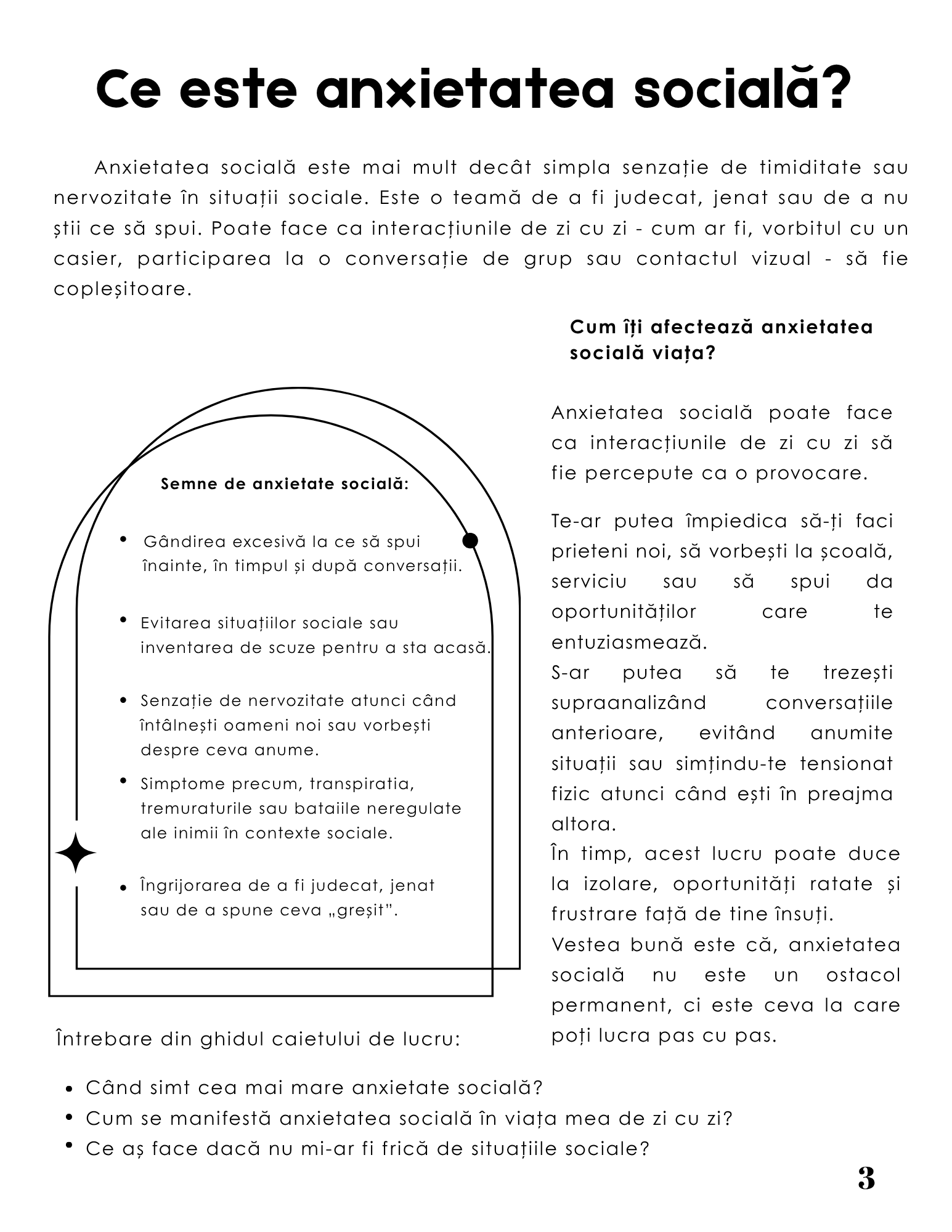 Jurnalul Anxietatea Sociala - Scapa de Frica De A Vorbi Cu Oricine Despre Orice / Ghid Practic Pentru Invingerea Timiditatii, Cresterea Increderii Si Dezvoltare Personala