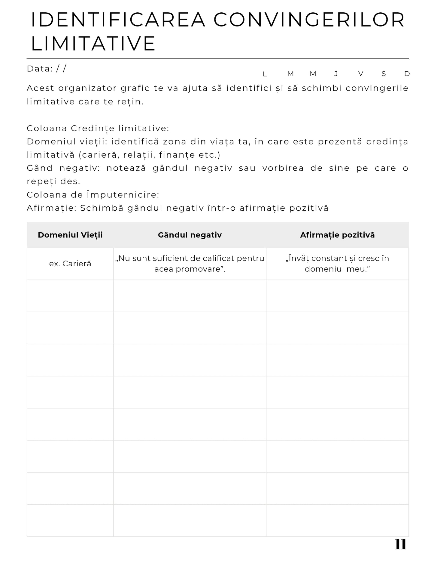 Jurnalul Atracției Pozitive – Transformă-ți Gândurile în Realitate