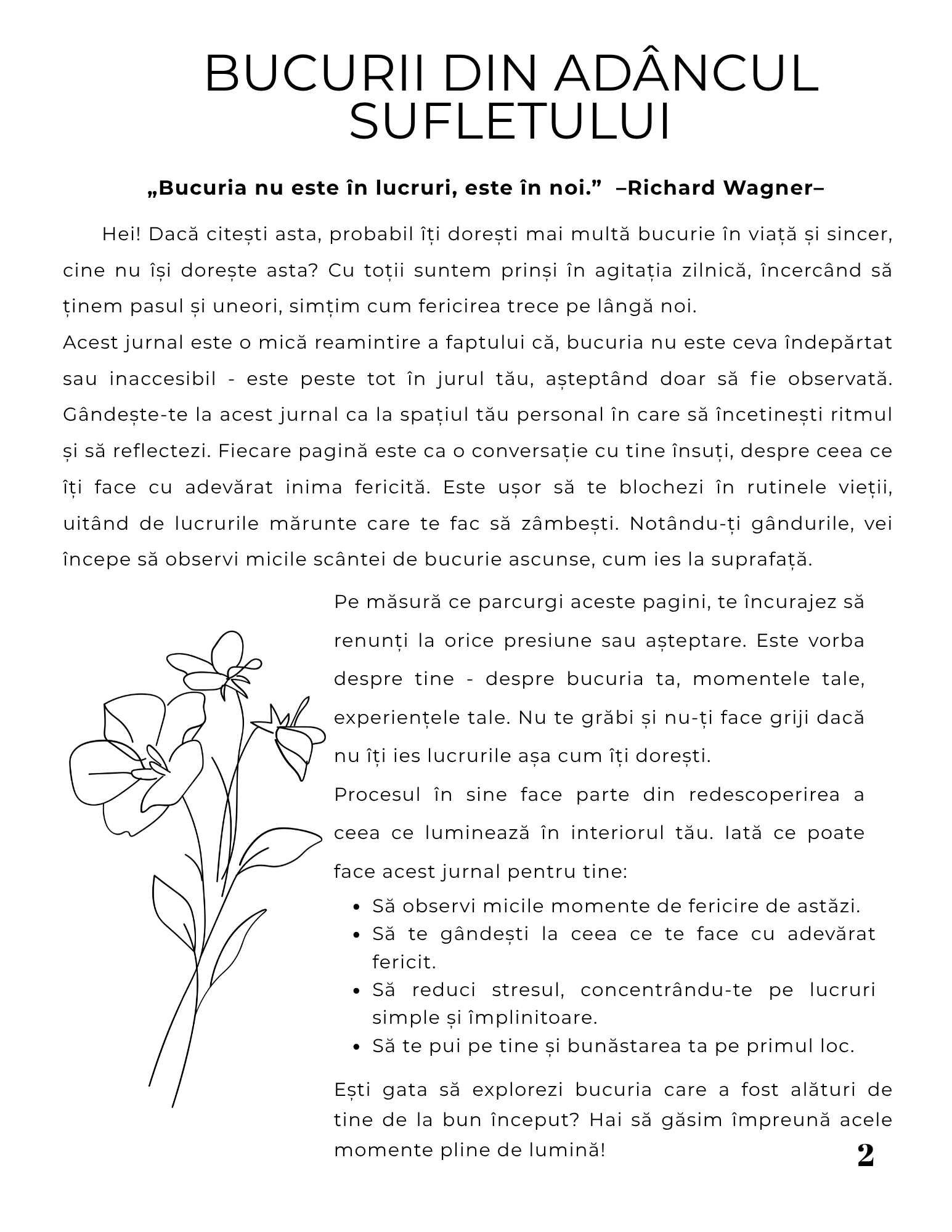 Jurnalul Bucuriei - Redescopera Viata Cu Inima Deschisa / Carte de Dezvoltare Personala si Inspiratie Zilnica Pentru Suflet Si Minte