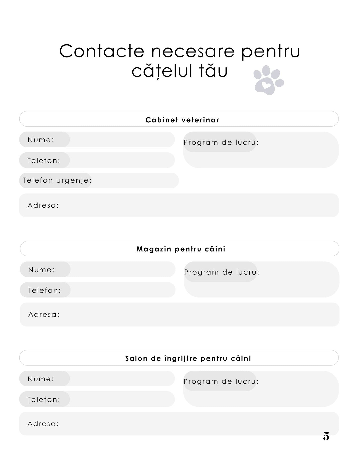 Jurnalul De Ingrijire Al Catelului Tau - Organizeaza, Noteaza Si Ofera-i Catelului Tau Cea Mai Buna Viata / Carte Digitala / Ebook