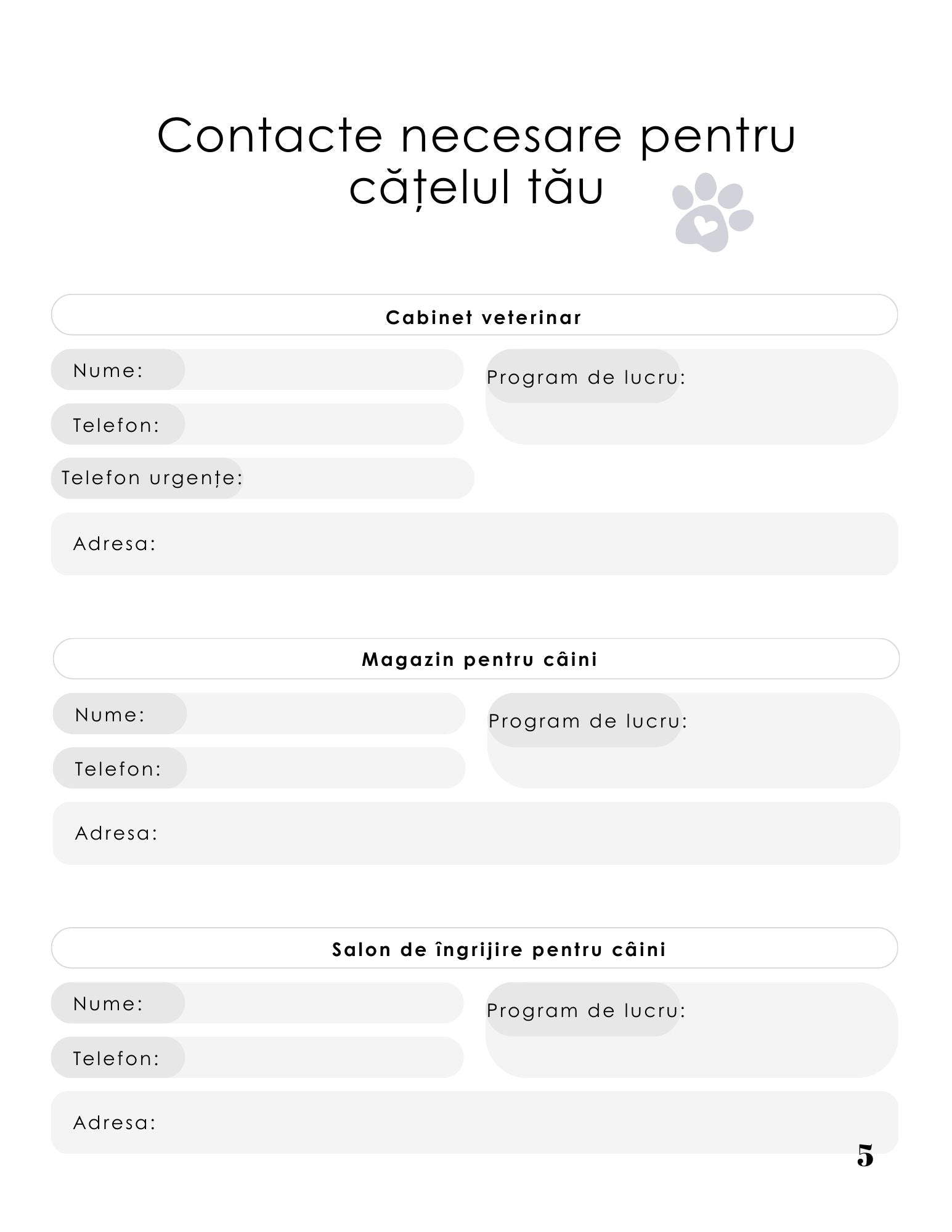Jurnalul De Ingrijire Al Catelului Tau - Organizeaza, Noteaza Si Ofera-i Catelului Tau Cea Mai Buna Viata / Carte Digitala / Ebook