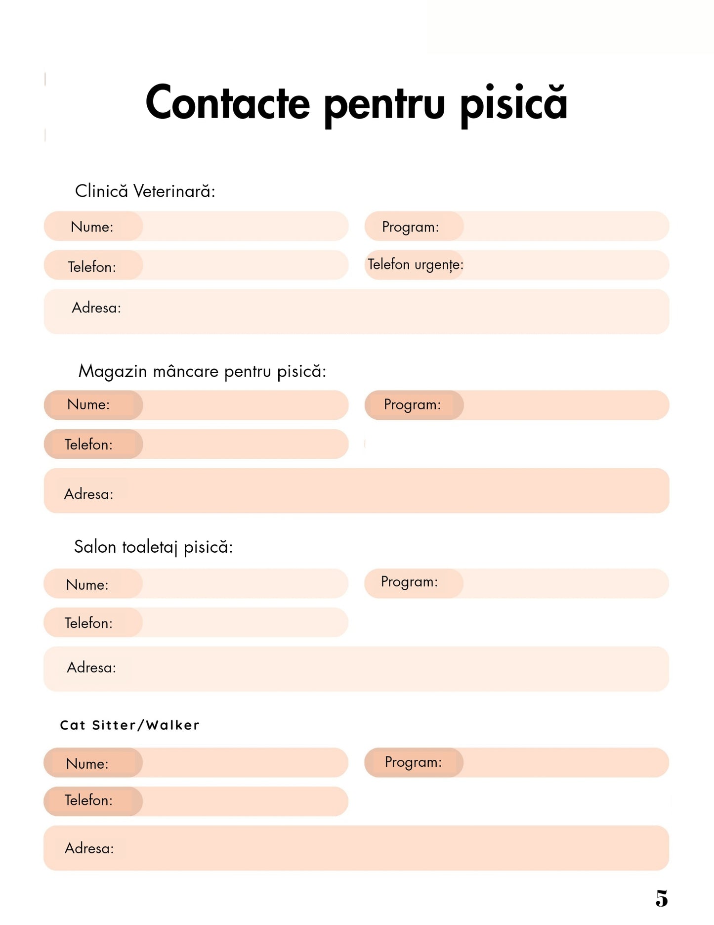 Jurnalul de Îngrijire al Pisicii Tale – Organizează, Notează și Oferă-i Pisicii Tale Cea Mai Bună Viață