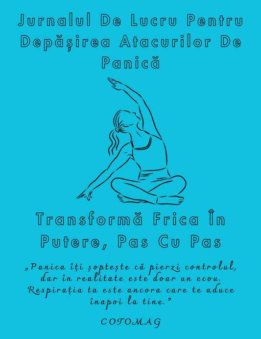 Jurnal atacuri de panică – jurnal pentru reducerea fricii și recăpătarea controlului emoțional