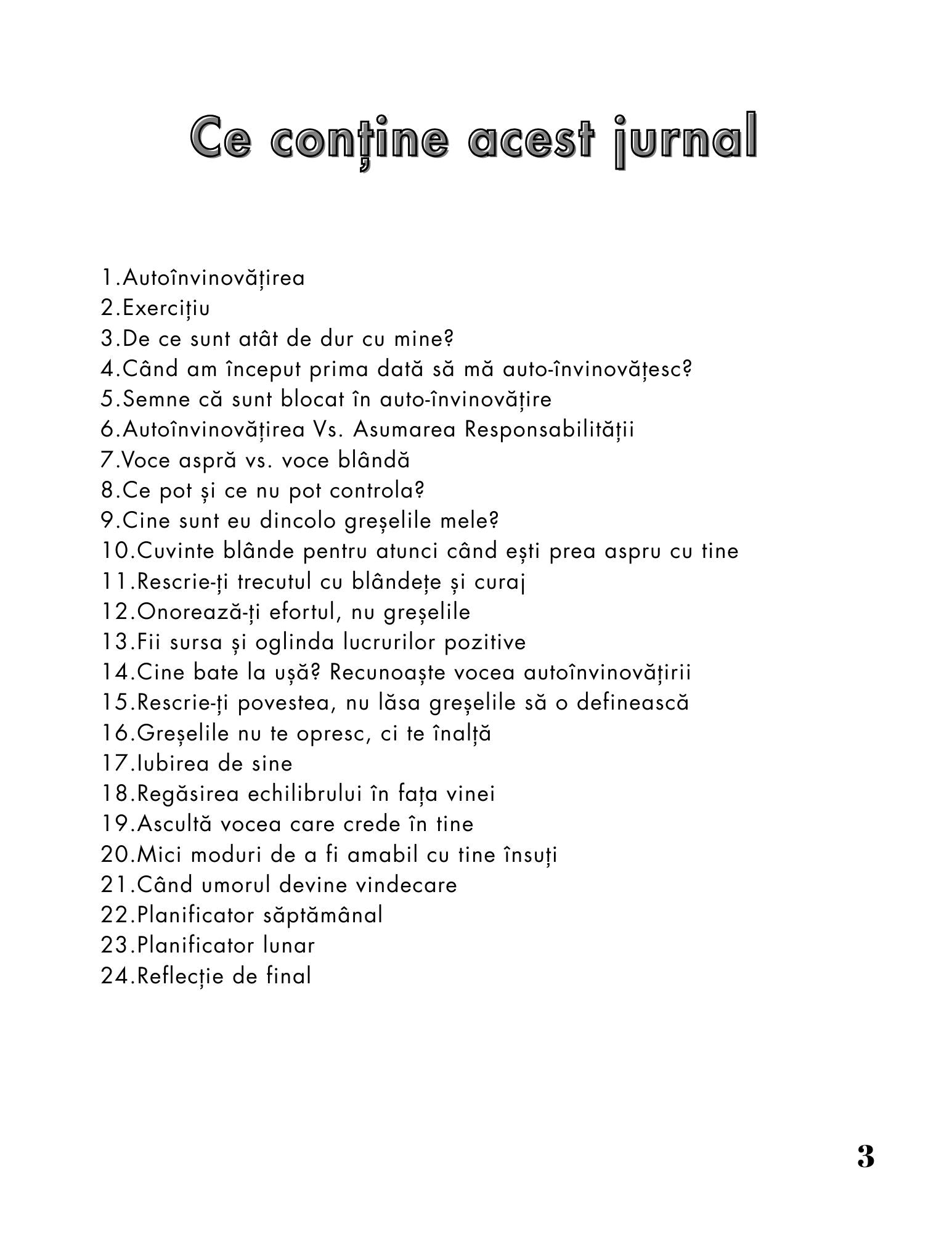Jurnalul De Lucru Pentru Eliberarea De Autoinvinovatire - Intalnirea Cu Mine Insumi / Carte De Dezvoltare Personala / Eliberare Autoinvinuire / Autocunoastere / Vindecare Emotionala