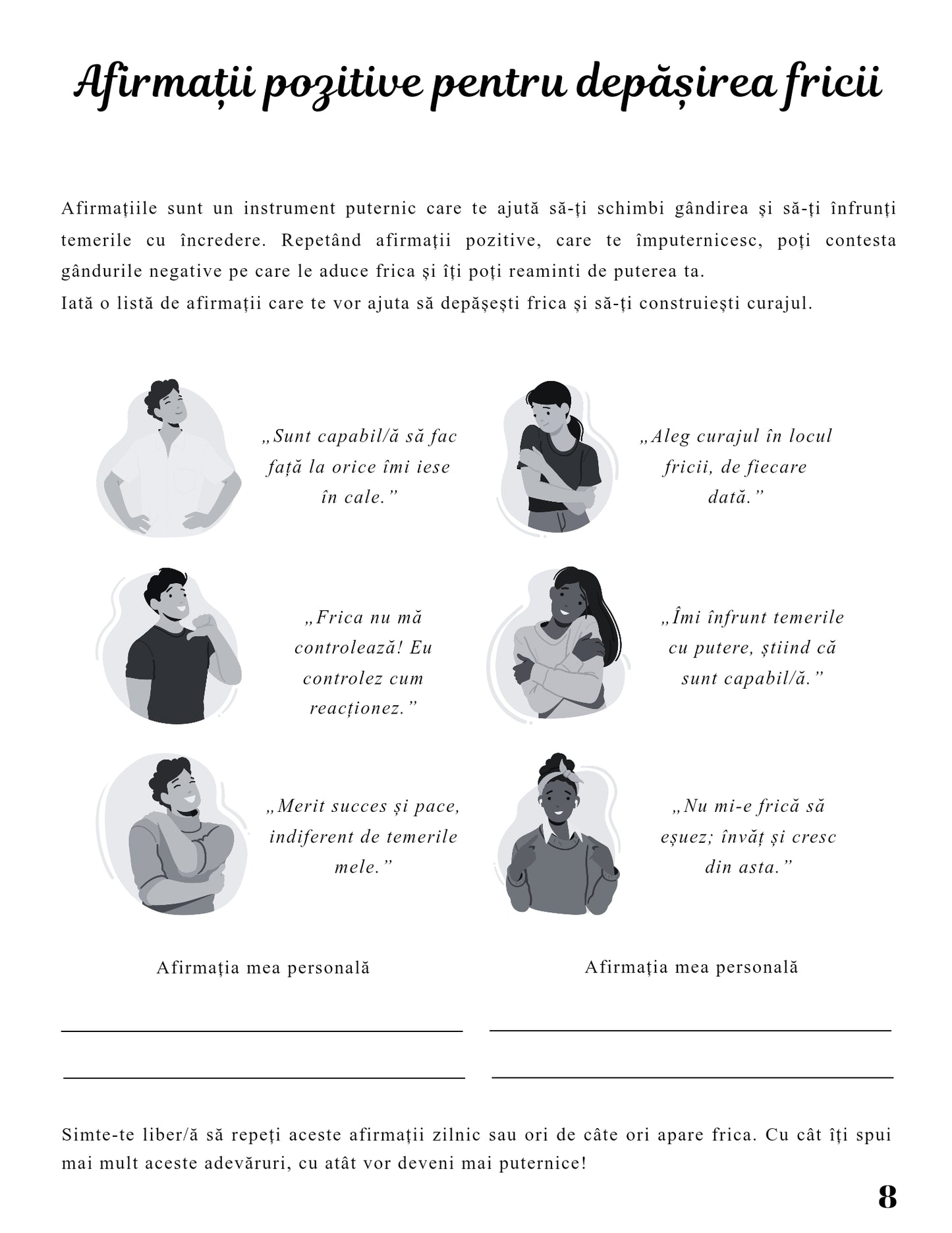 Jurnalul Fricilor Mele – De la Confruntare la Eliberare – Călătoria spre Curaj