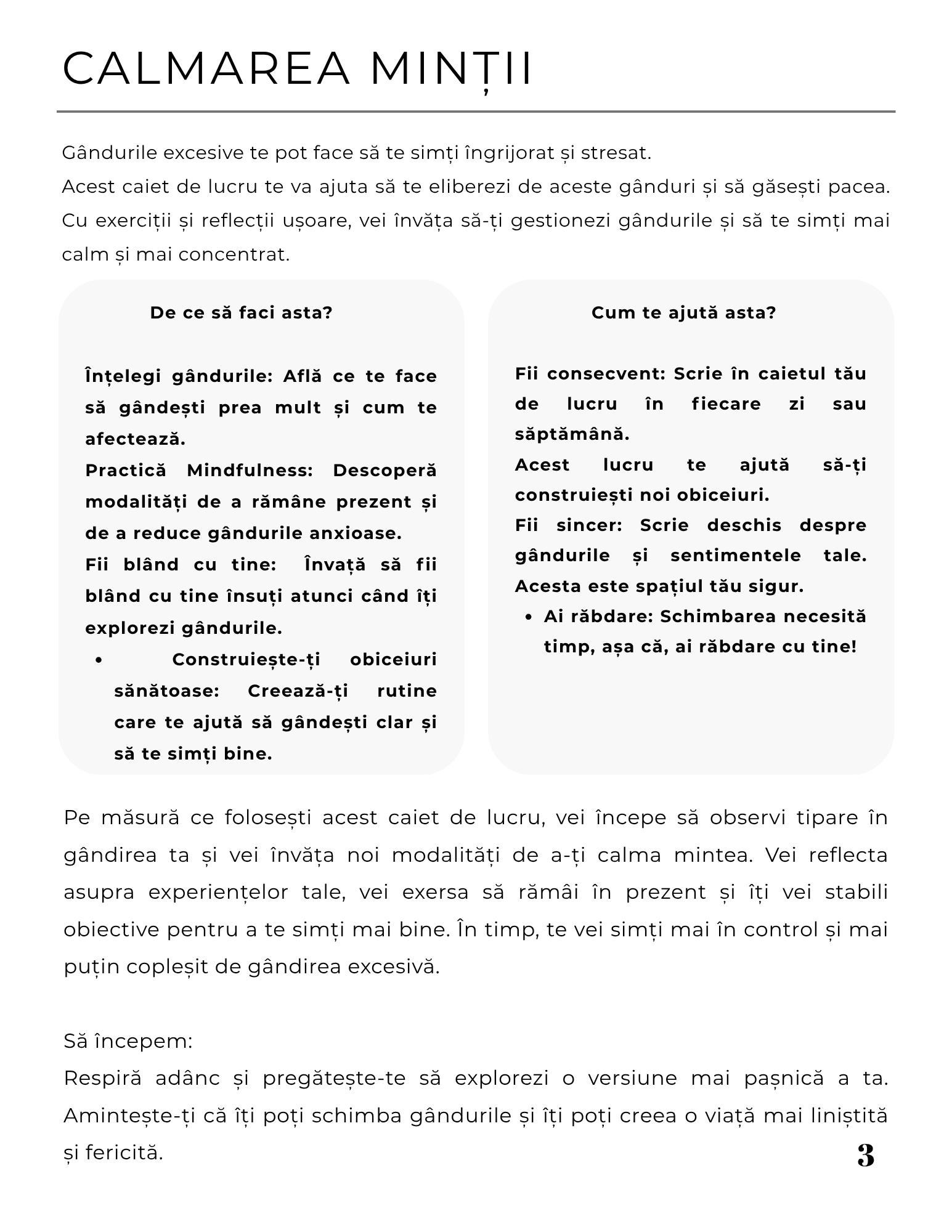 Jurnalul Gandirii Pozitive - Resetarea Mintii / Dezvoltare Personala, Motivatie Si Succes | Agenda De Autoreflectie Si Recunostinta