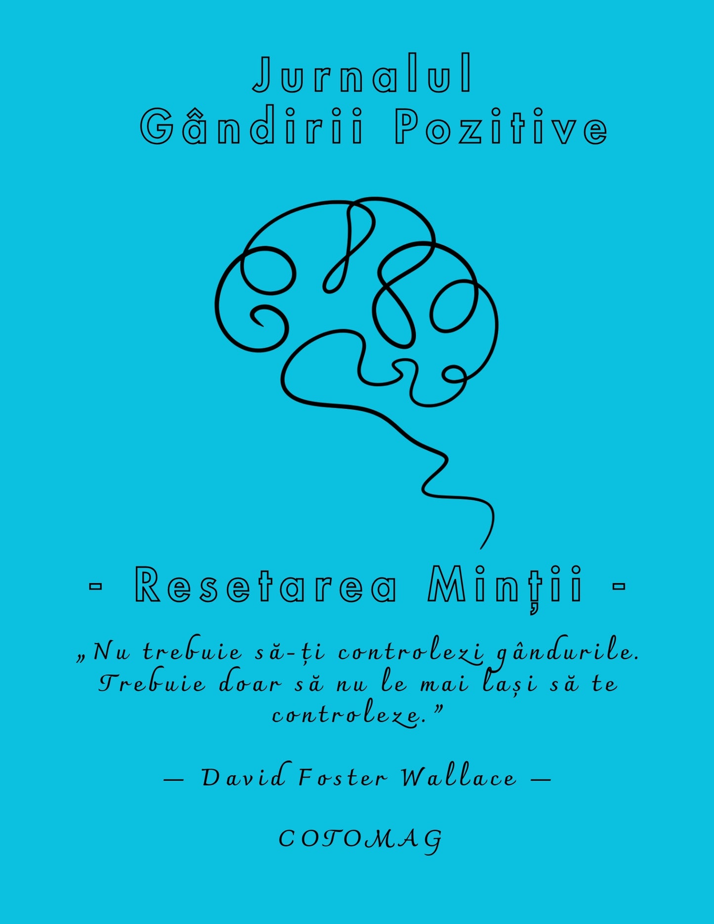 Jurnal gândire pozitivă – jurnal pentru mindset pozitiv și echilibru mental