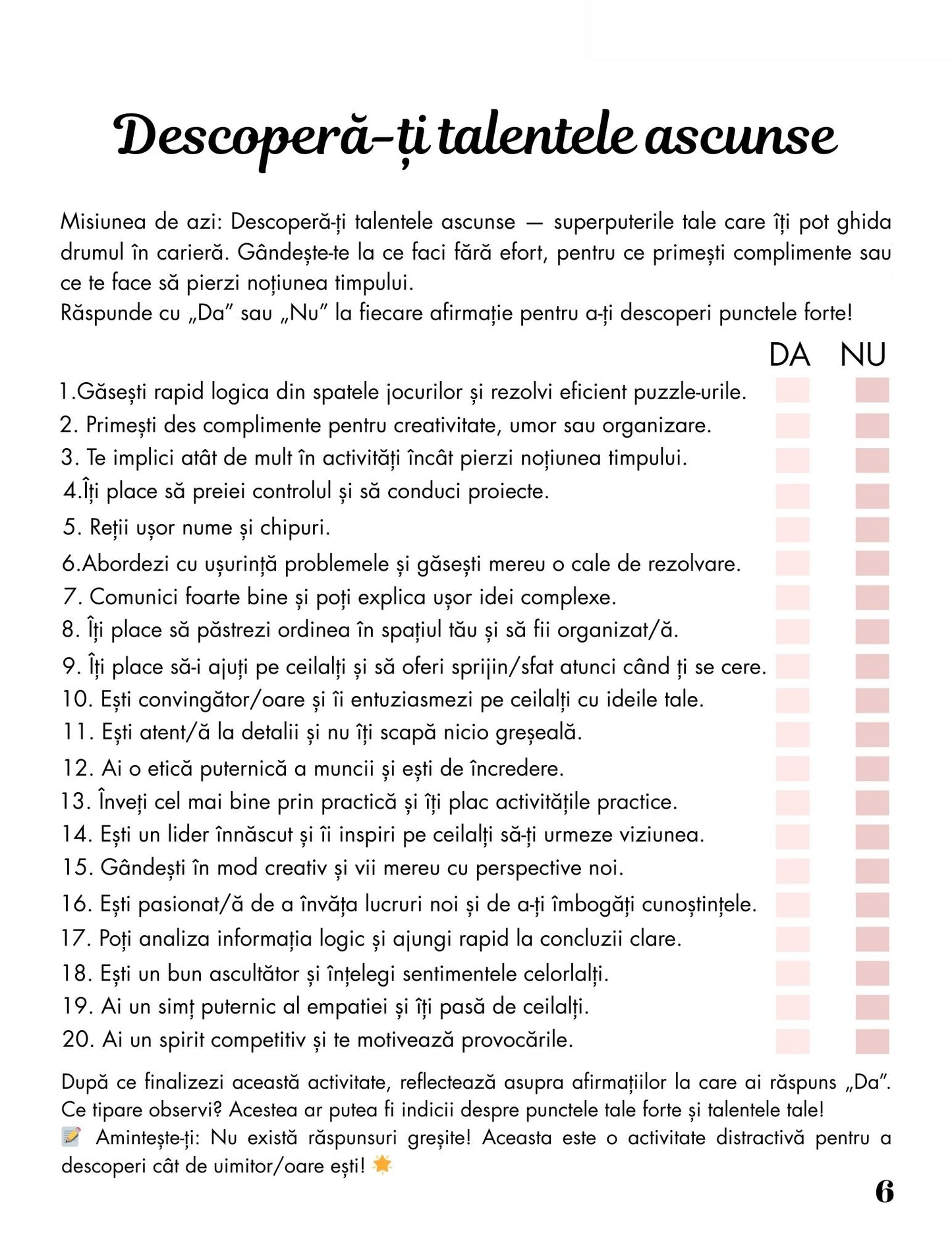 Jurnalul Gaseste-ti Pasiunea - Fii Arhitectul Visurilor Tale / Dezvoltare Personala / Motivational / Autocunoastere