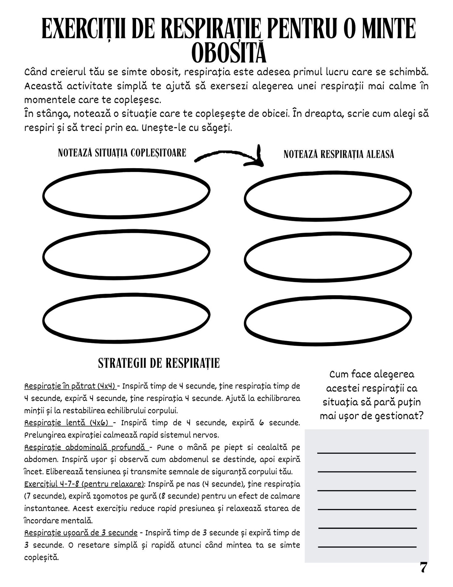 Jurnalul Meu de Lucru - Suprasolicitarea Mentala - Procesul Meu de Reflectie si Constientizare / Ghid Practic / Autocunoastere / Personalitate / Dezvoltare Personala / Reflectie / Echilibru Emotional