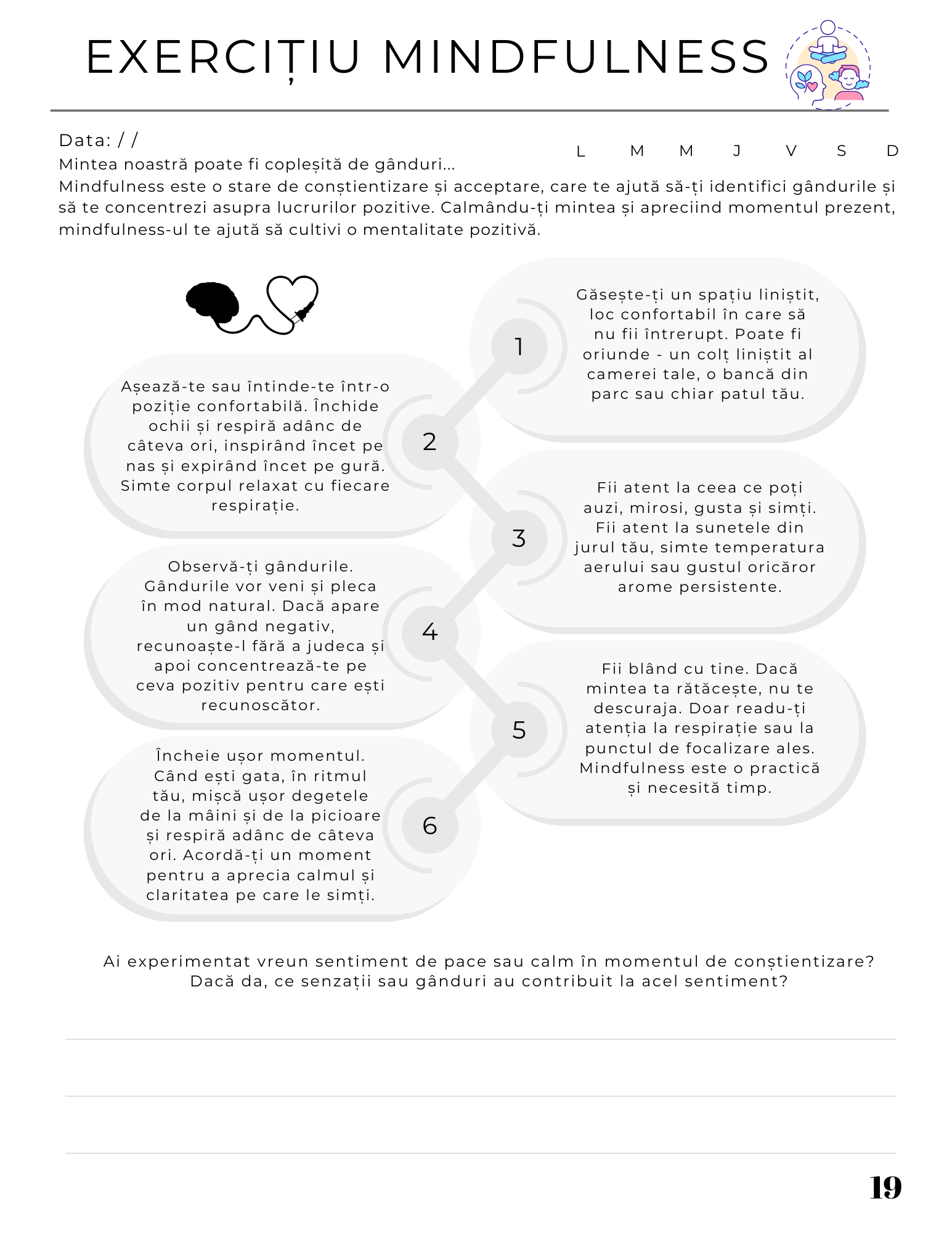 Jurnalul Mintii Pozitive - Transforma-ti Viata prin Reflectie si Motivatie / Ganduri Bune si Obiceiuri Puternice / Recunostinta si Claritate