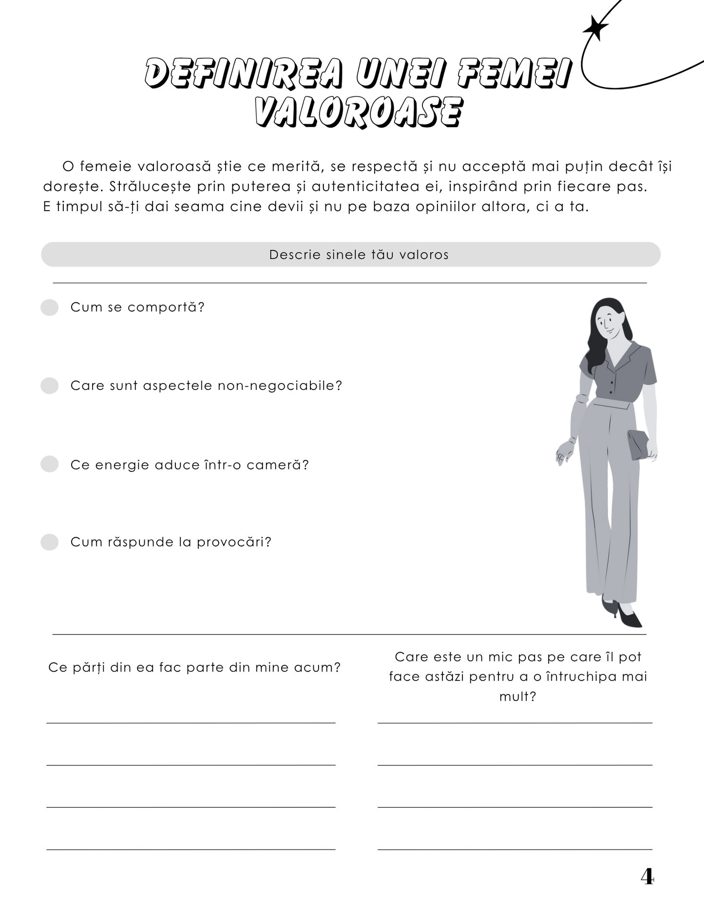 Jurnalul Unei Femei Valoroase - Calatoria Mea Spre Echilibru, Iubire De Sine Si Implinire /  Jurnal Motivational Pentru Femei / Dezvoltare Personala /  Agenda De Recunostinta