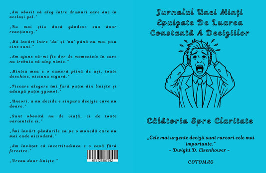 Jurnalul Unei Minti Epuizate De Luarea Constanta A Deciziilor - Calatoria Spre Claritate / Dezvoltare Personala / Autocunoastere / Echilibru Interior / Recunostinta / Mindfulness Si Motivatie