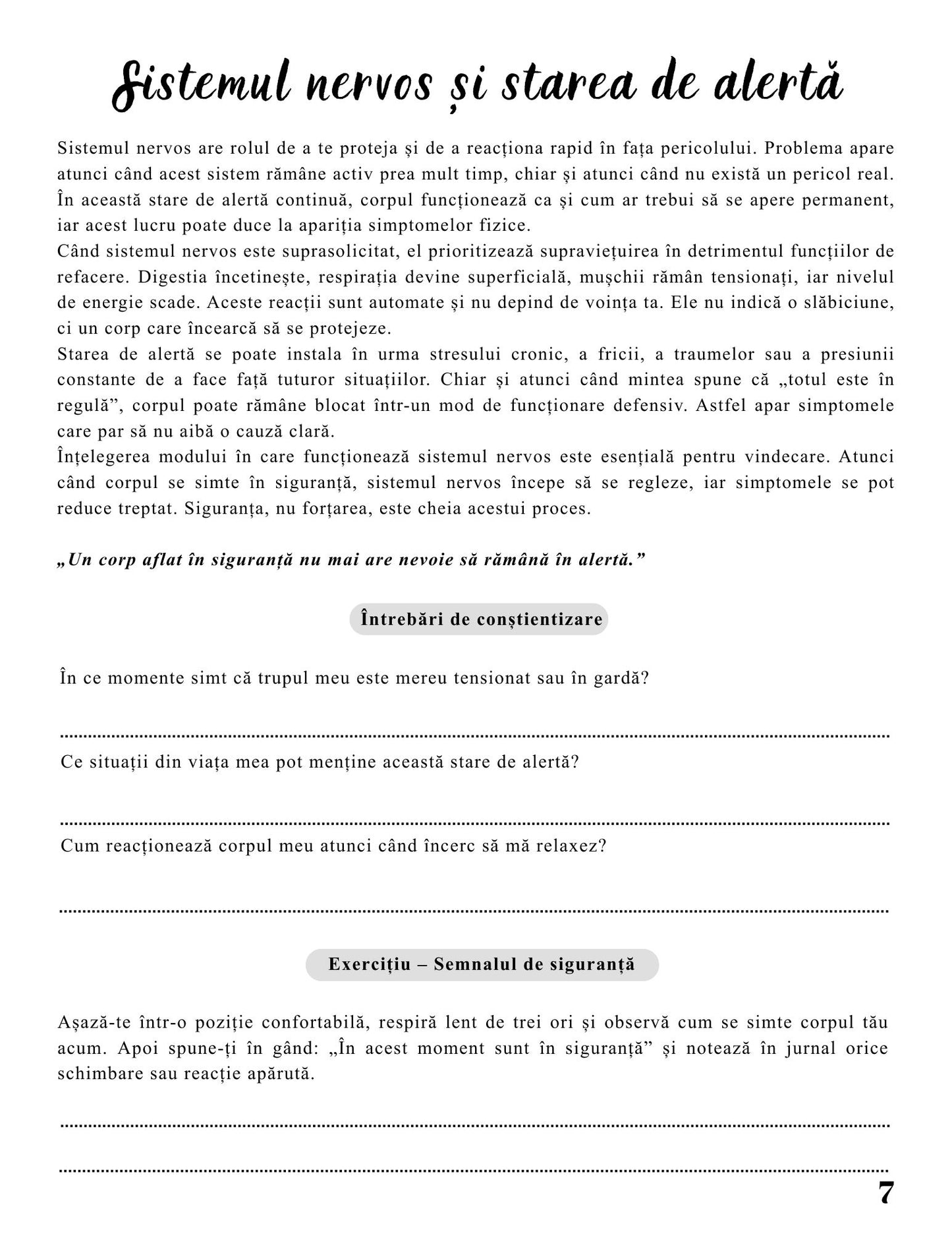 Jurnalul Vindecarii Mele - Corpul Nu Minte - Simtomele Fizice Pot Fi Intelese Si Vindecate / Ghid Practic / Echilibru Emotional / Autocunoastere / Claritate Mentala / Dezvoltare Personala / Carte Digitala / Ebook