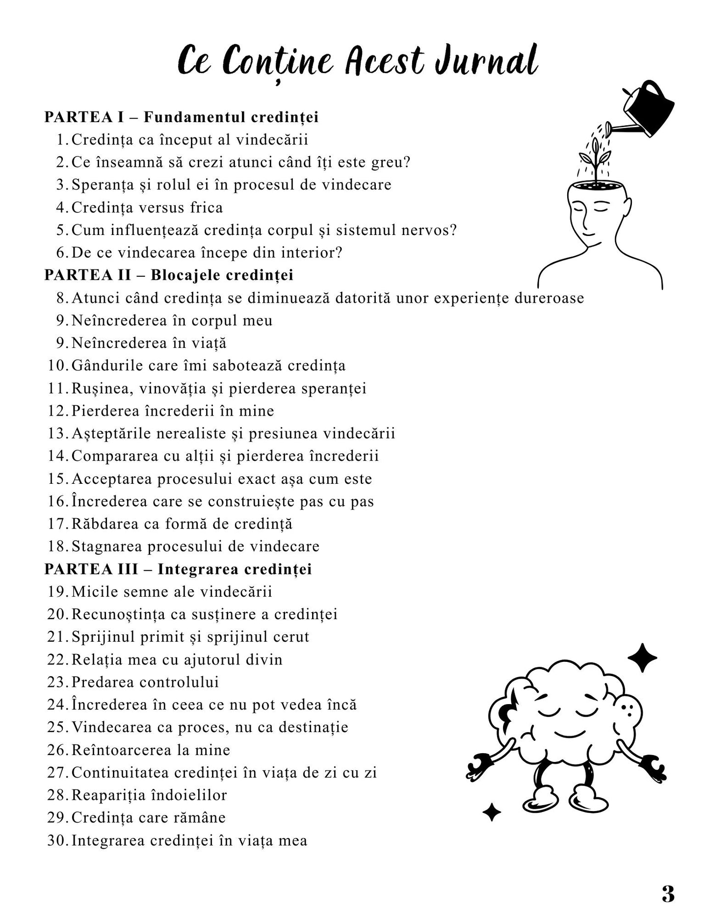 Jurnalul Vindecarii Mele - Credinta - Cea Mai Puternica Arma In Procesul Meu De Vindecare / Ghid Practic / Echilibru Emotional / Autocunoastere / Claritate Mentala / Dezvoltare Personala