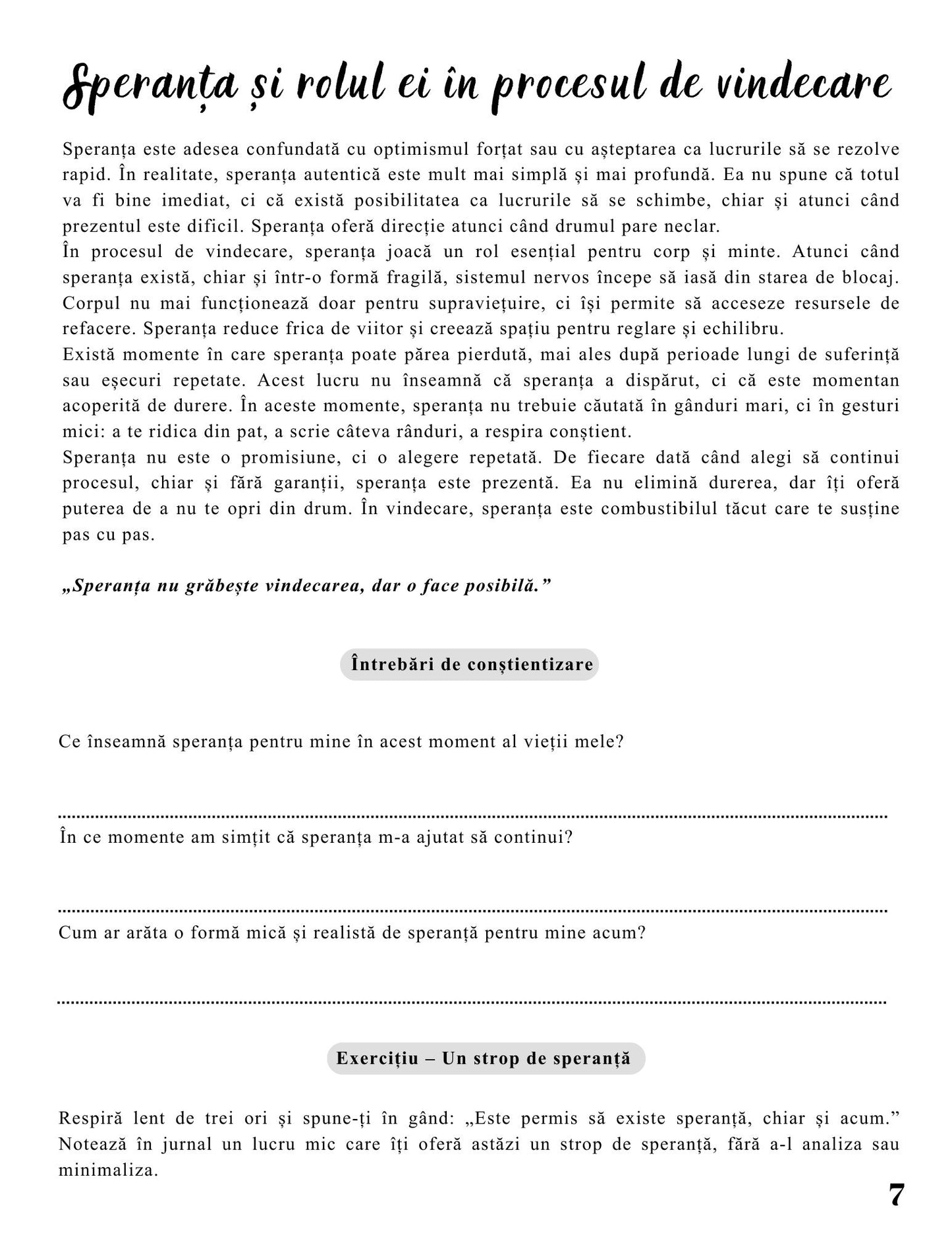 Jurnalul Vindecarii Mele - Credinta - Cea Mai Puternica Arma In Procesul Meu De Vindecare / Ghid Practic / Echilibru Emotional / Autocunoastere / Claritate Mentala / Dezvoltare Personala