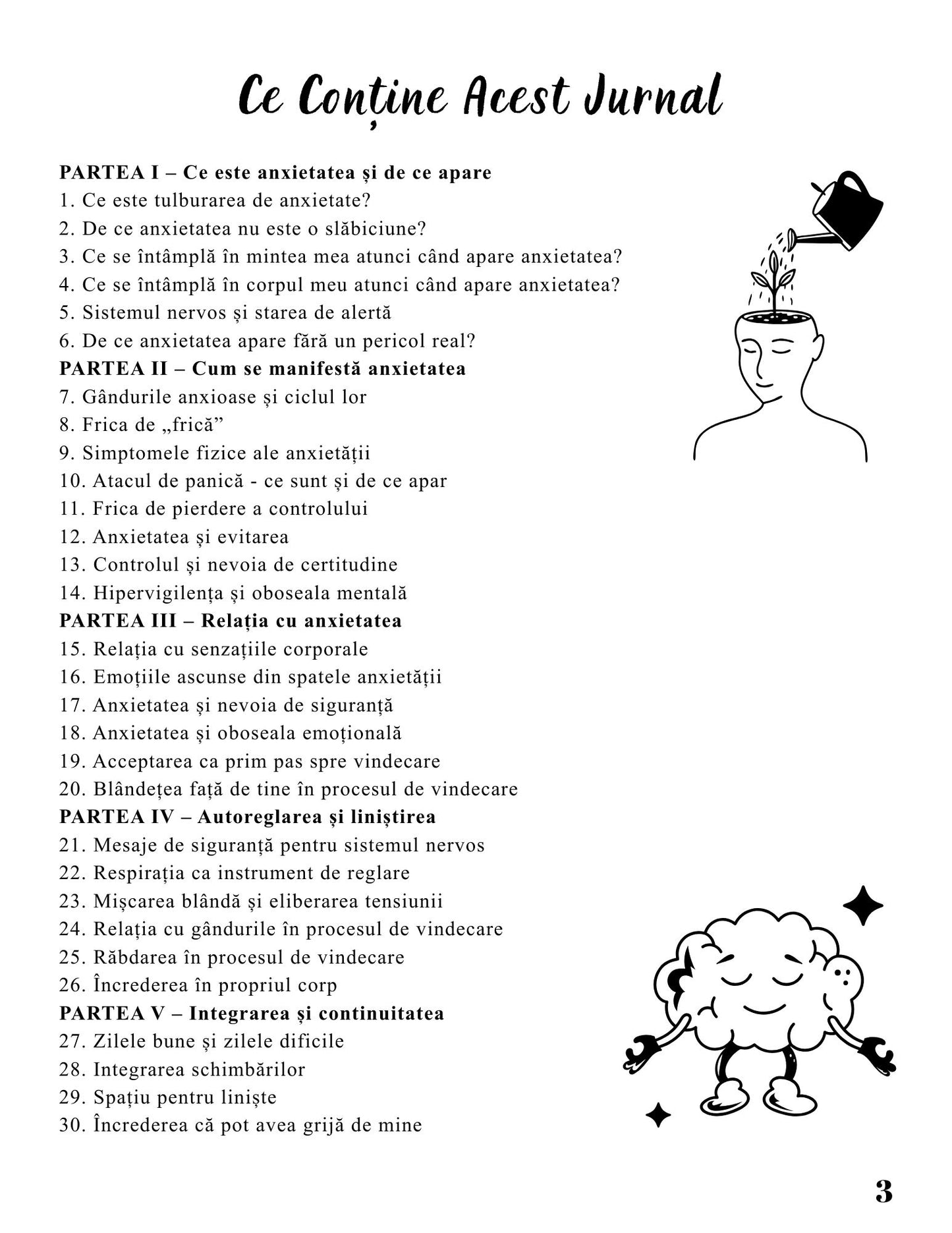 Jurnalul Vindecarii Mele - Tulburare de Anxietate / Ghid Practic / Echilibru Emotional / Autocunoastere / Claritate Mentala / Dezvoltare Personala