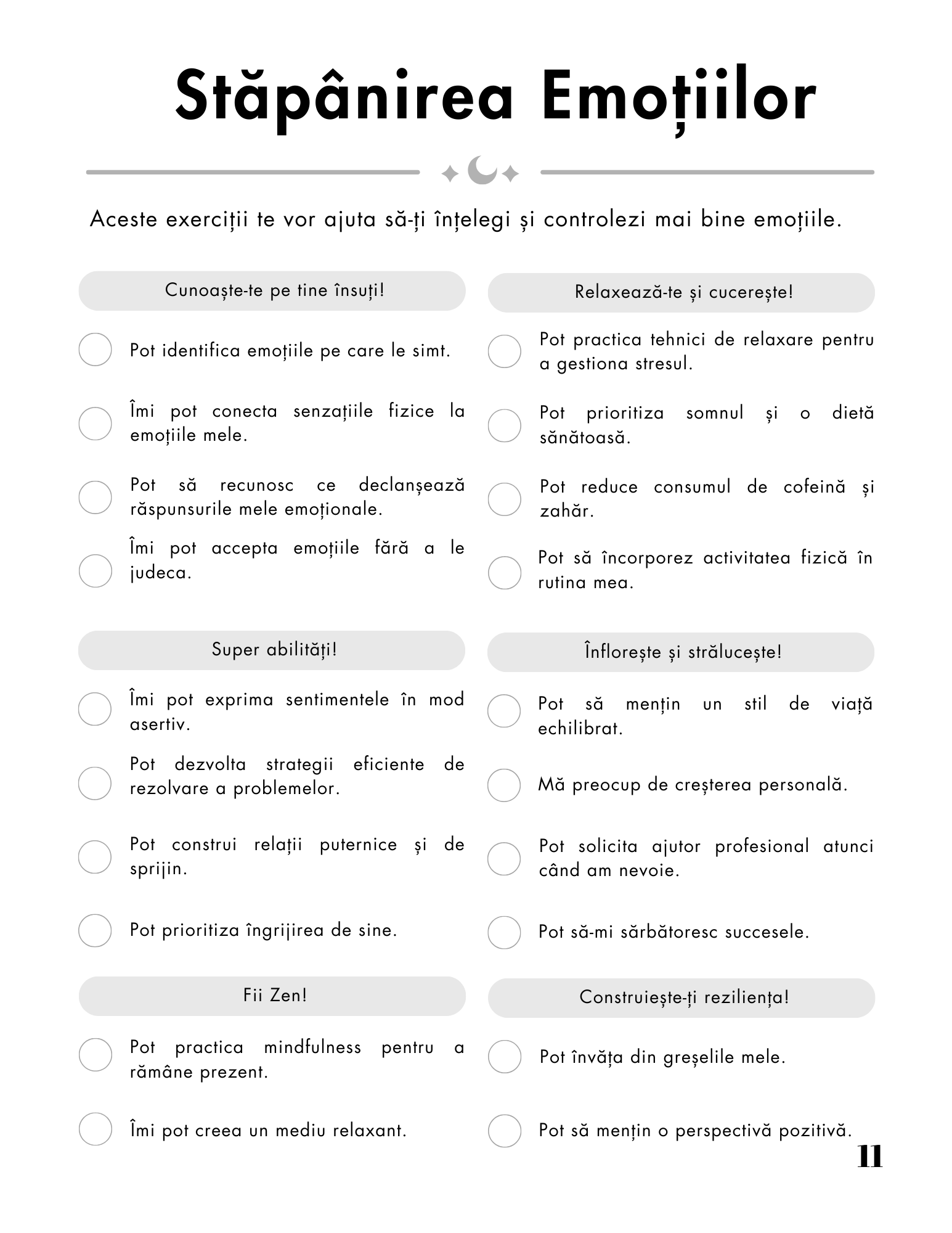 Jurnalul de Gestionare a Emotiilor - Descopera Puterea de a-ti Intelege si Gestiona Emotiile / Exercitii Zilnice si Reflectii Profunde / Creeaza O Versiune Mai Buna a Ta / Claritate si Liniste