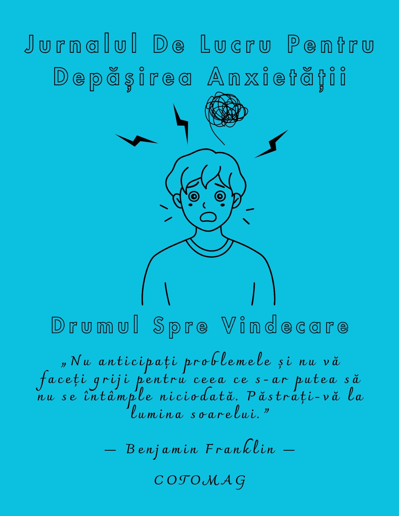Jurnal pentru depășirea anxietății – jurnal pentru calm, reducerea stresului și echilibru mental