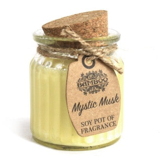Lumanare cu Parfum de Mosc Mistic si Soia