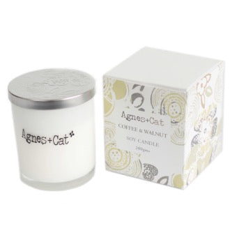 Lumanare de Soia - Cafea si Nuca 200 ml