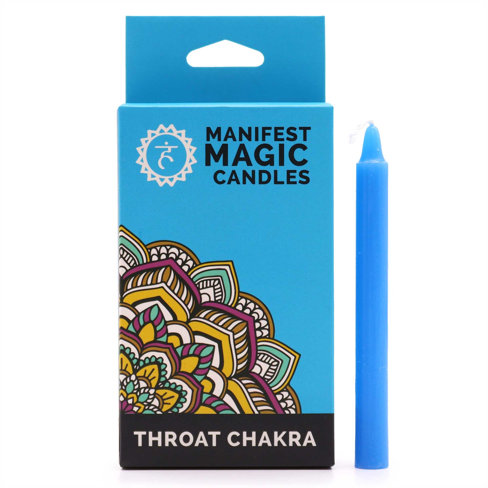Lumanari Magice Ezoterice Albastre (12bc) - Chakra Gatului