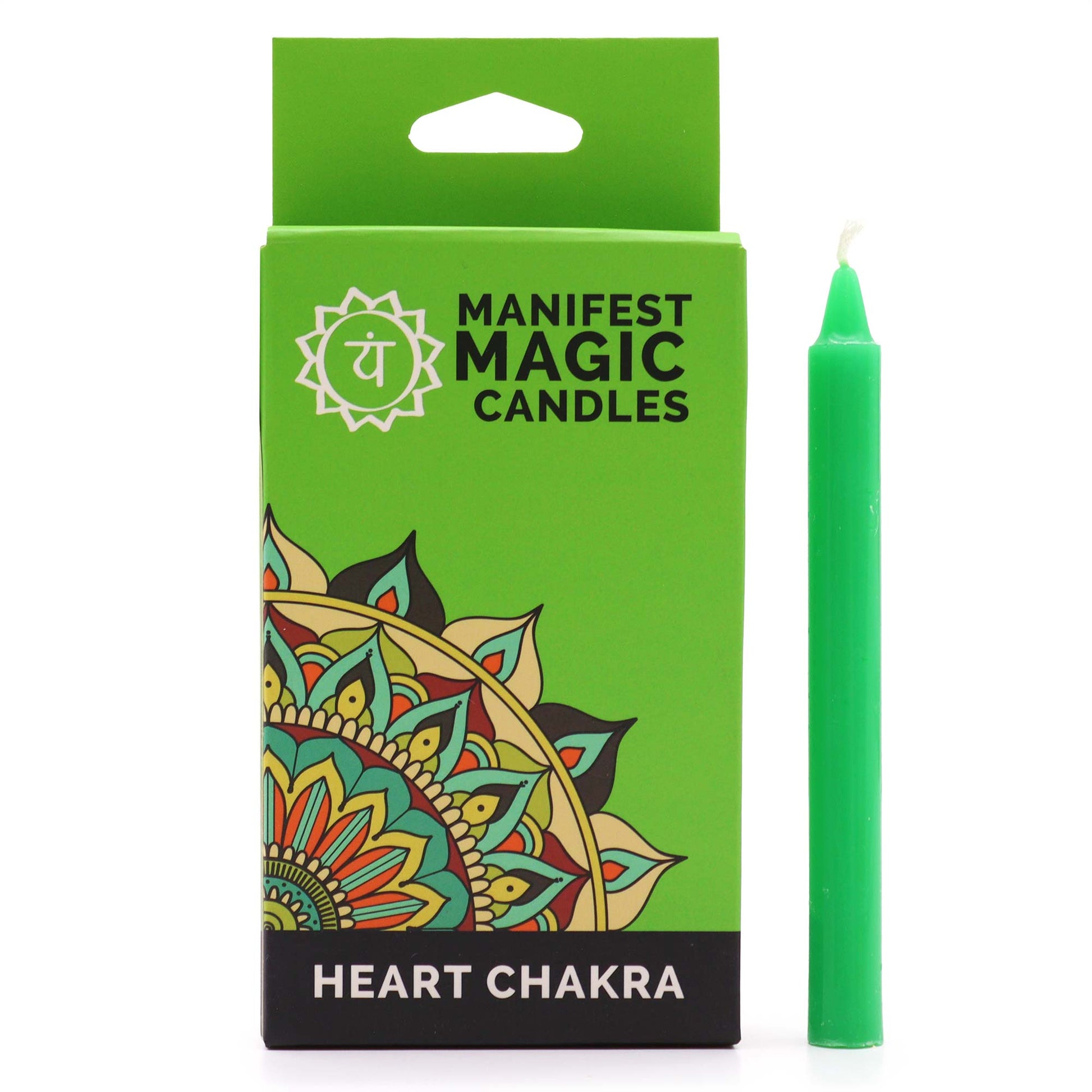Lumanari Magice Ezoterice Verzi (12bc) - Chakra Inimii