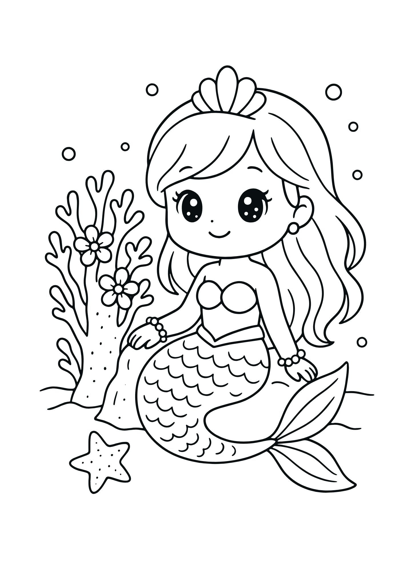 Mica Sirena si Prietenii - O Carte De Colorat Plina Cu Magie Si Aventura / Activitati Educative Pentru Copii / Joc Creativ si Educatie / Invatare Interactiva si Distractiva