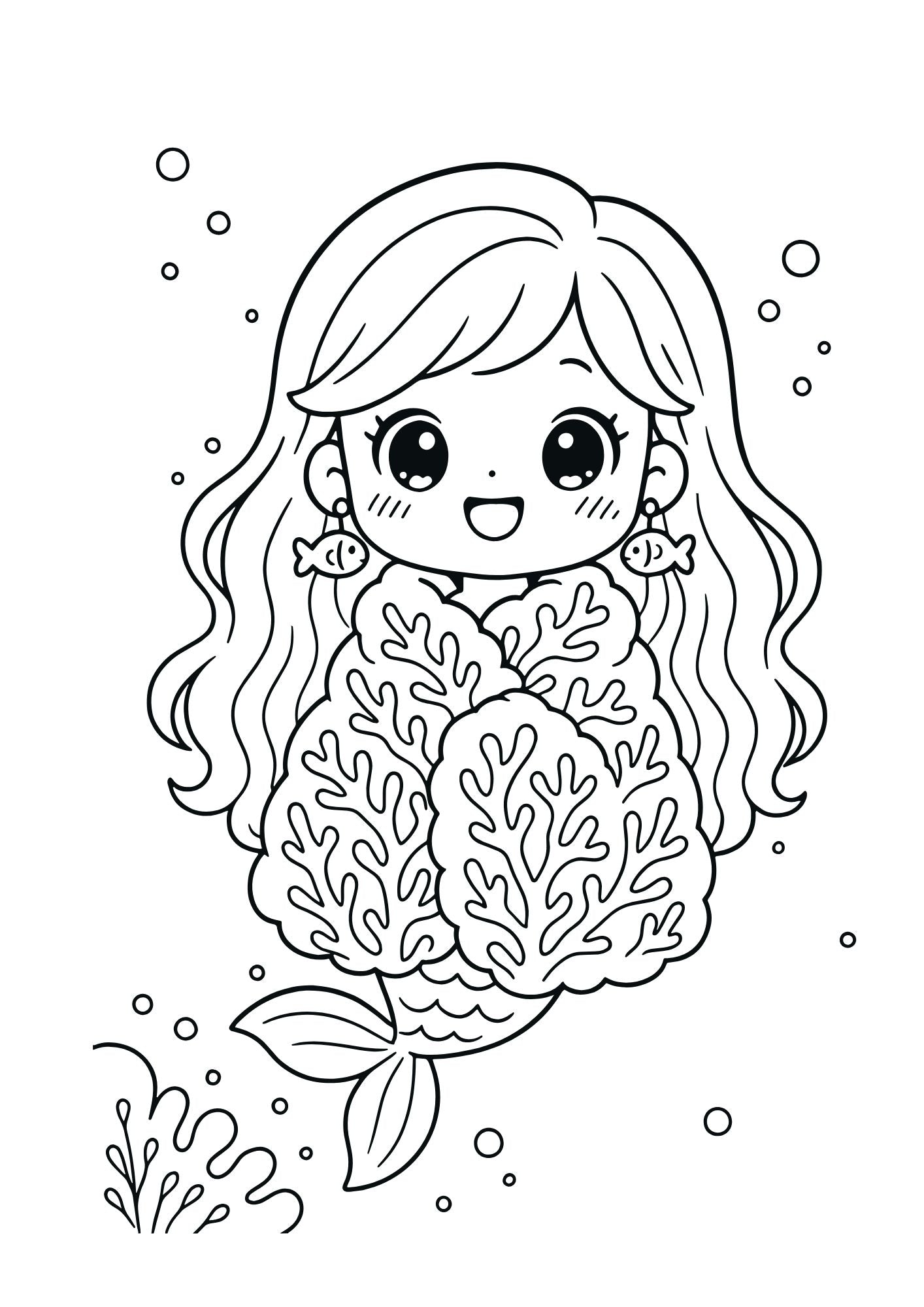 Mica Sirena si Prietenii - O Carte De Colorat Plina Cu Magie Si Aventura / Activitati Educative Pentru Copii / Joc Creativ si Educatie / Invatare Interactiva si Distractiva