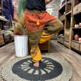 Pantaloni Yoga Tricolor