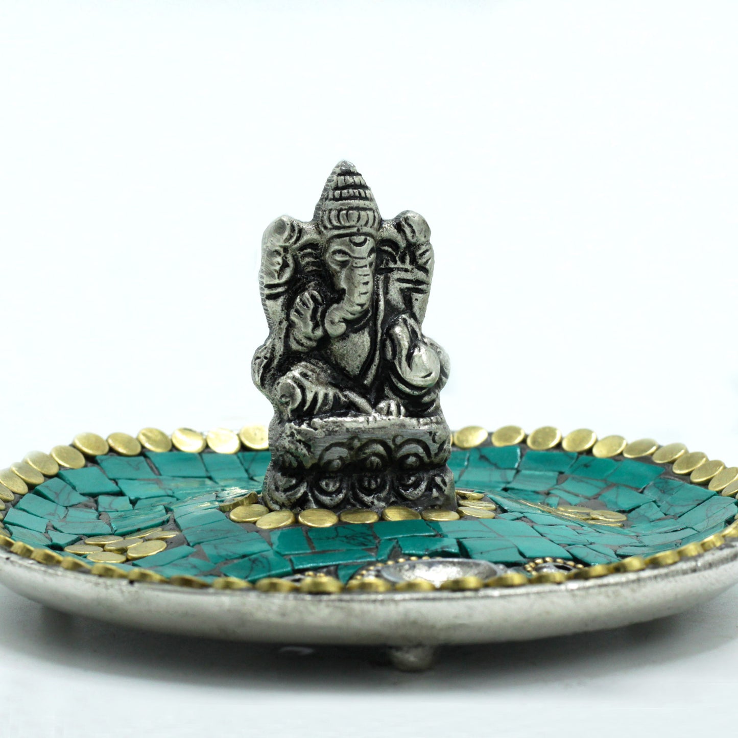 Placa Ganesha Tibetana pentru Con si Suport pentru Betisoare