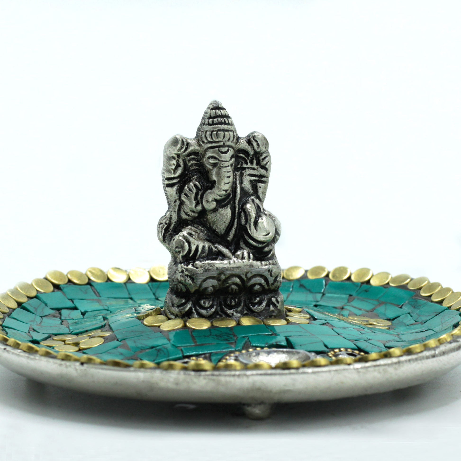 Placa Ganesha Tibetana pentru Con si Suport pentru Betisoare