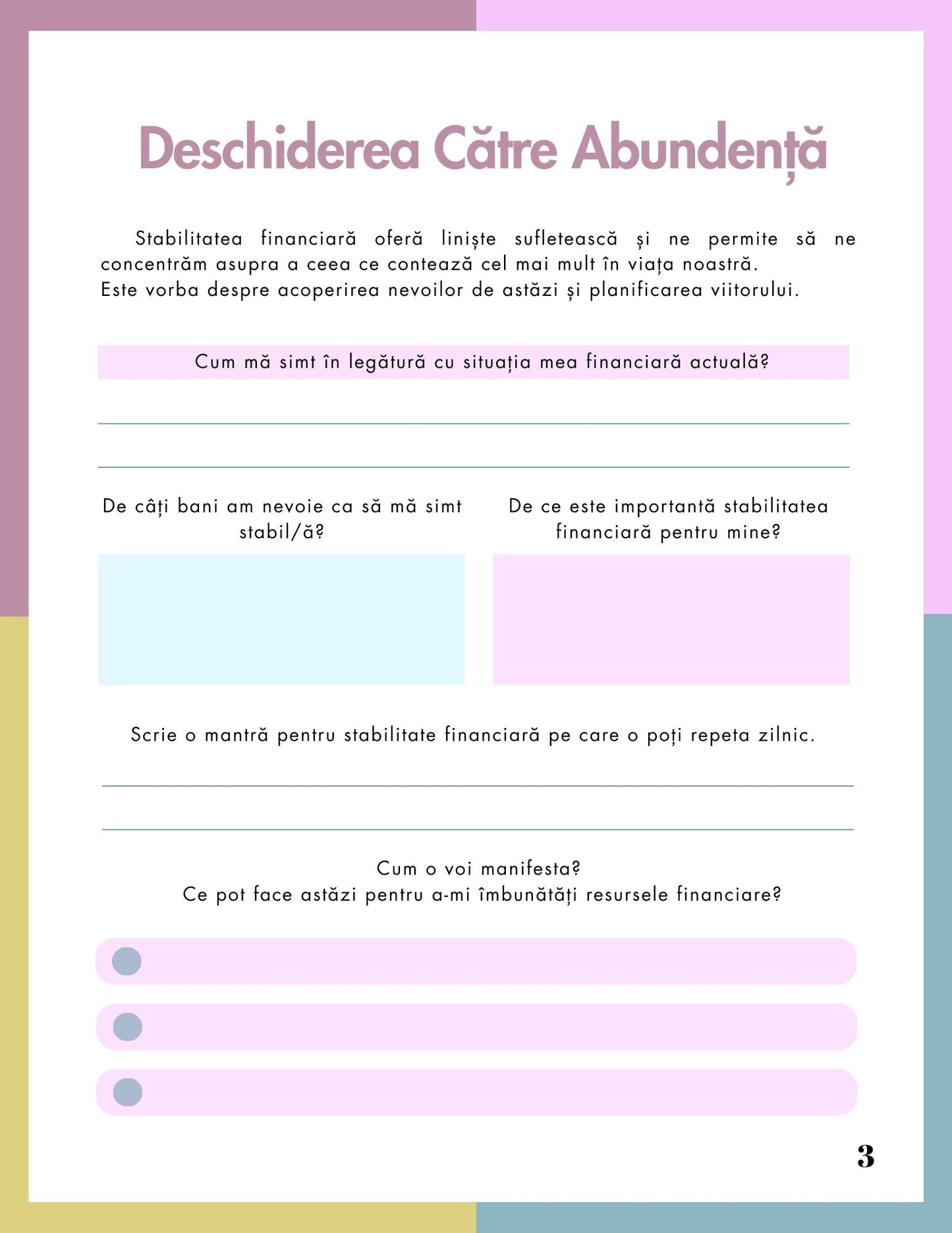 Jurnalul Manifestarii Zilnice - Transforma-ti Gandurile In Realitate / Agenda Pentru Dezvoltare Personala si Motivatie / Carte Digitala / Ebook